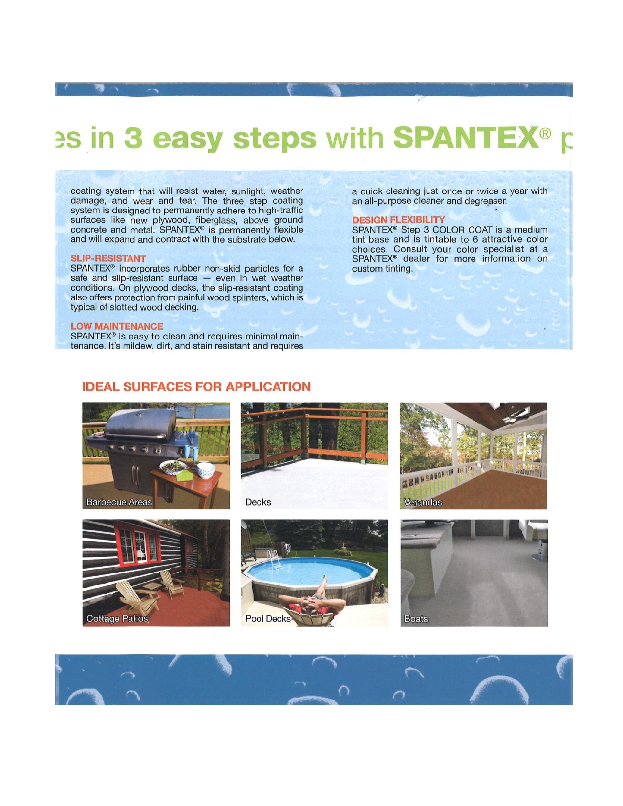 Brochure – Spantex – Waterproof Deck Coating